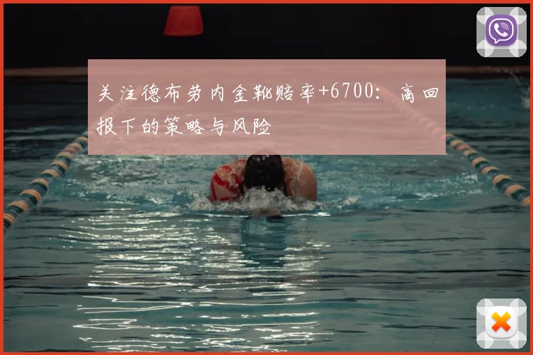关注德布劳内金靴赔率+6700:高回报下的策略与风险
